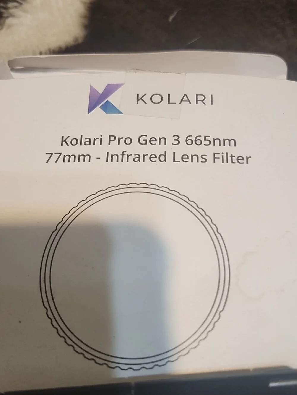 665 nm Infrared Lens Filter - 77mm Black